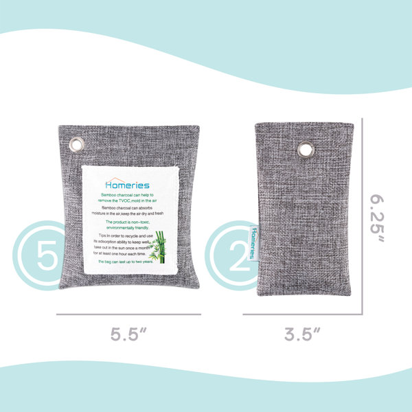 Homeries Air Charcoal Purifier Bag Set & Reviews Wayfair